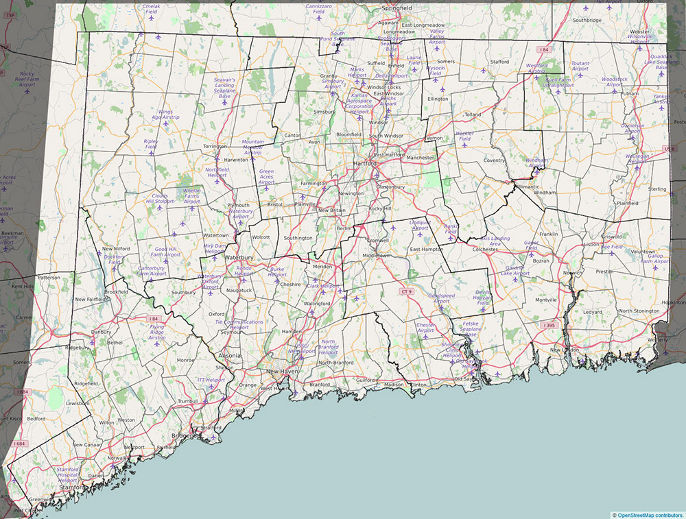 NorcomCT Coverage Map